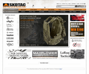 skdtac.com: SKD Tactical | Select Military and Law Enforcement Tactical Gear and Equipment
Tactical Gear :: $5 Flat, Same-Day Shipping & NO Back-Orders on Tactical Gear only at SKD Tactical :: AR15/M4 Parts, Chest Rigs, Molle Pouches, Plate Carriers, MultiCam, Magpul, LaRue, Vltor, Troy and more.