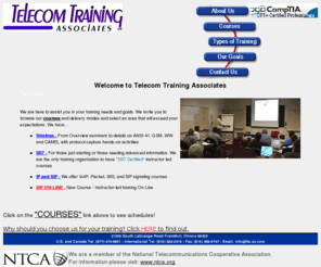 telecomtraining.info: Telecom Training Associates SS7 IP and Wireless Training
