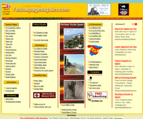 spain spanish english business directory yellow