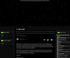 40kpaint.com: 40k Paint
Joomla! - the dynamic portal engine and content management system