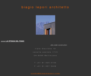 biagiolepori.com: Biagio Lepori Architetto
studio d'architettura di Biagio Lepori sito in Bellinzona Ticino Svizzera