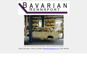 citizens21.com: Bavarian Rennsport - BMW Repair and Restoration Specializing in 2002s and 2002tiis
Bavarian Rennsport, BMW restoration and repair with a specialization in the 2002 and 2002tii models.