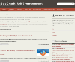 lachimere.net: Référencement naturel  - Blog SEO d'un Trikapalanet repenti | #Seo2nuit
Autour du Référencement de sites web : veille SEO, concours SEO. Bases du référencement Google, du positionnement et de la visibilité des sites web. (...)