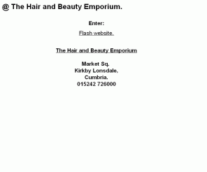 thehairandbeautyemporium.co.uk: The Hair and Beauty Emporium, Kirkby Lonsdale hair dressers.
