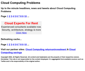 cloudcomputingproblems.com: Cloud Computing Problems
Cloud Computing Problems