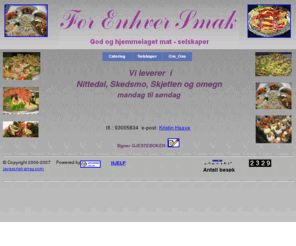 forenhversmak.com: For Enhver Smak - Catering / Selskaper
