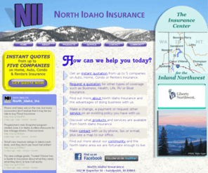 northidahoins.net: Auto, Home and Business Insurance from North Idaho Insurance
Home, Auto, Business, Life and Health Insurance from North Idaho Insurance in Sandpoint, Idaho