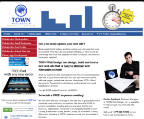 townwebdesign.com: Town Web Design: Web design for municipalities, small businesses and non-profits  : Home
