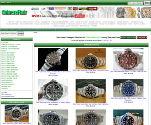 chineseflair.com: Chinese Flair, Welcome to Replica Watches Online Shop
Replica Watches at Chineseflair.com - high quality replica watches of well 
known brands - Rolex, Cartier, Omega, Rado, Panerai,  Hublot, Breitling, and much more.