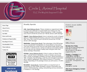 circlelanimalhospital.com: 2column
Circle L is a small animal and camelid practice located in Chino Valley, AZ