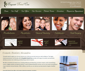 exquisitedc.com: Cosmetic Dentistry Alexandria
Cosmetic Dentistry Alexandria - Exquisite Dental Care provides Cosmetic Dentistry services to Alexandria and the surrounding area.  