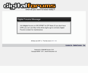 firmclobber.com: Digital Forums
Digital Forums. What do you want to know today ?