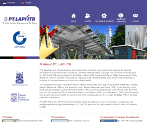 scada-lapi.com: PT LAPI ITB, to Serve for Your Betterment and The Nation
need consultan in bandung with itb people