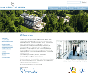 grundig-klinik.de:  Willkommen |  Max Grundig Klinik
Klinik für Innere Medizin: Prävention, Primärversorgung und Rehabilitation - Individuelle Fürsorge mit dem Komfort und Service eines First-Class-Hotels