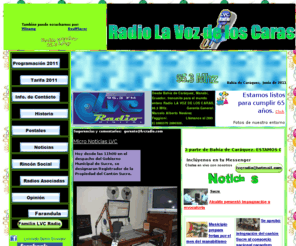 lvcradio.com: RADIO LA VOZ DE LOS CARAS - MICROFONO DE ORO DEL ECUADOR
