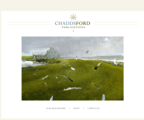 andrewwyethlimited.com: Andrew Wyeth Limited
Andrew Wyeth Limited is the website of Chadds Ford Publications is the exclusive publisher of reproductions of paintings by Andrew Wyeth.