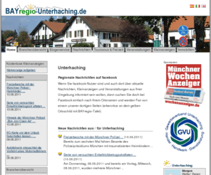 bayregio-unterhaching.de: Unterhaching Informationen
Infos zu Unterhaching mit . Übersichten der Hotels, Ferienwohnungen, Zimmer, Immobilien, Unternehmen, Nachrichten und Kleinanzeigen für Unterhaching.