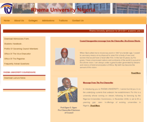 rhemauniversityng.com: Rhema University Nigeria
Rhema university - Equipping Humanity For Excellence.