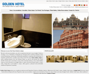 cheaphoteljaipur.com: Jaipur hotels | Hotel in Jaipur | Budget hotels in jaipur
Hotel Golden Jaipur as one of the best run budget hotels in Jaipur, 2 star facilties Jaipur hotel, offers guests a pleasant and comfortable traditional Rajasthani hospitality.