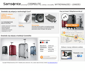 samsonite24.com: W 30 sekund poznaj najlżejszą walizkę świata
SklepSamsonite.pl przedstawia COSMOLITE, najlżejszą i najbardziej wytrzymałą walizkę, jaką kiedykolwiek stworzono.