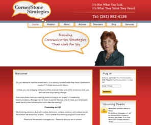 cstonestrat.com: Communication Experts using Emotional Intelligence – CornerStone Strategies LLC
Shari Frisinger knows what makes teams productive, understands what causes problems and works with you and your team on resolving them.  She’ll get you focused on rooting out the causes of tension instead of merely reacting to the symptoms.  What does that mean to you as a leader?