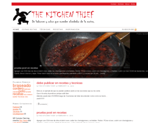 kitchenthief.com: De ladrones y robos que suceden alrededor de la cocina
De ladrones y robos que suceden alrededor de la cocina