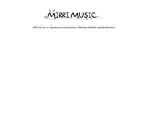 mirrimusic.com: ::Mirri Music:: J-rock ja j-pop verkkokauppa.
J-rock ja j-pop verkkokauppa. Myynnissä myö suomalaista rockia.