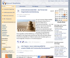 netzwerk-gemeinsinn.net: | Netzwerk - Gemeinsinn | - Startseite Aktuell
Netzwerk-Gemeinsinn.Net ist eine Plattform zum gegenseitigen Austausch und zur Verbreitung von Beteiligungsverfahren die zur Entwicklung einer gemeinsamen Kooperationsbasis beitragen.