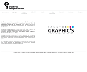 creativosindependientes.com: Creativos Independientes
Creativos Independientes, Diseño Grafico, diseño de logotipos, imagen corporativa, editorial, sitios web, stands, ilustracion