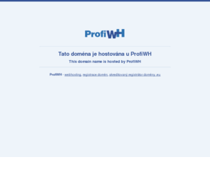 pohledovybeton.com: Tato doména je hostována u ProfiWH - webhosting na profesionální úrovni
Doména je hostována u ProfiWH - hosting na profesionální úrovni