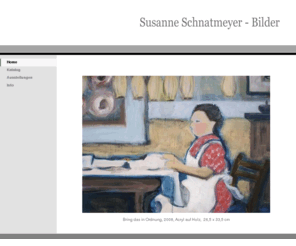 schnatmeyer.net: Home - Susanne Schnatmeyer - Bilder
Homepage der Malerin Susanne Schnatmeyer aus Berlin