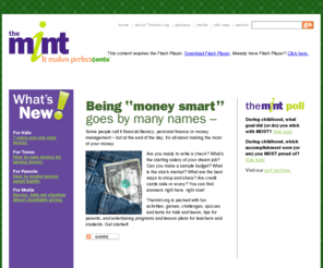 themint.org: TheMint.org - Fun Financial Literacy Activities for Kids, Teens, Parents and Teachers
