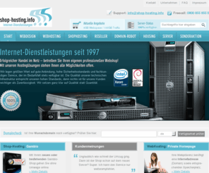 webshophosting.info: shop-hosting.info
Shop-Hosting.info .:. Shop – Hosting. Eigener Profi – Shop und noch viel mehr. ab 9.99 Euro monatlich… incl. Domain, Webspace, Webhosting und Service – Online-Verkaufen ist leichter als Sie denken.