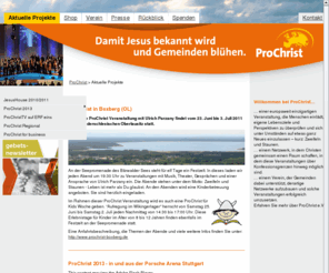 xn--prochristfrkids-8vb.org: Aktuelle Projekte
ProChrist e.V. ist Verein...