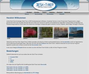 desktimer.info: Desktimer - Produktinfos
Desk-Timer DER Desktop Terminplaner für Windows. Zeigt Ihre Termine als Hintergrundbild auf dem Windowsdesktop.