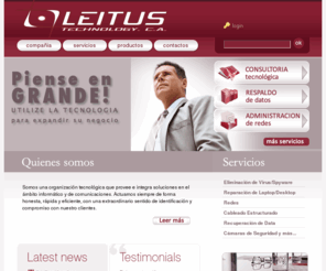 tecnologiaasualcance.com: ..:::LEITUS Technology, C.A.:::..
LEITUS Technology, C.A.