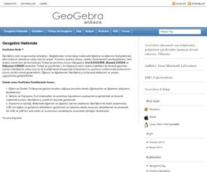 ankarageogebra.org: Ankara Geogebra Enstitüsü
Bir başka WordPress blogu.