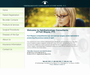 ophc.com: Ophthalmology Consultants: 1-800-442-7205
Ophthalmology Consultants provides comprehensive eye care to serve each patient with compassion and understanding. Flexible appointments, eye glasses, contacts, Lasik.