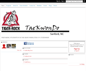 tkdsanford.com: Tiger Rock TaeKwonDo of Sanford, North Carolina - PREPARING STUDENTS FOR THE RESPONSIBILITIES OF CITIZENSHIP
Tiger Rock TaeKwonDo of Sanford, North Carolina is a Ning Network