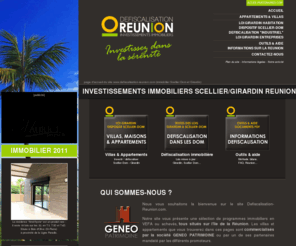 defisc-lmp.com: Défiscalisation Réunion Girardin et Scellier Dom - Investissements immobiliers sur l'île de La  Réunion
Investissements immobiliers : sélection de villas et appartements défiscalisables outre-mer. Loi Girardin et Dispositif Scellier Dom. Investissements sûrs à forte rentabilité. Défiscalisation Girardin Industriel.