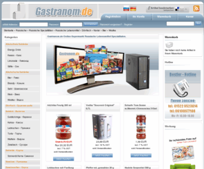 gastranom.de: Gastranom.de - Russische- Russische Lebensmittel Online-Supermarkt in Deutschland ..
Gastranom ist ein Russische Online-Supermarkt in Deutschland, der Russische Lebensmittel Spezialitäten und Produkte aus Russland und Osteuropa Online anbietet.