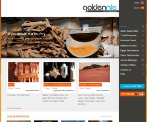 goldenniletravel.com: Golden Nile Travel Service
If you dream of a country full of surprises, great discoveries, enigma, monuments full of mystery and exoticism. Well, you're welcome to make your dream become reality in Egypt.