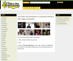 thevcd.com: VCD Master Directory:
Business directory with videos and photos
Business directory with videos and photos