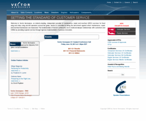 vectoraerospace.com: Vector Aerospace - Maintenance, Repair & Overhaul (MRO) services for fixed Wing and Rotary Wing Aircraft
Vector Aerospace, an industry-leading, independent provider of maintenance, repair and overhaul (MRO) services for fixed wing and rotary wing aircraft operators around the globe.