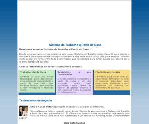 vivercomsucesso.com: Sistema de Trabalho a Partir de Casa
Sistema de Trabalho a Partir de Casa. Aprenda como desenvolver o seu próprio negócio a trabalhar desde casa.