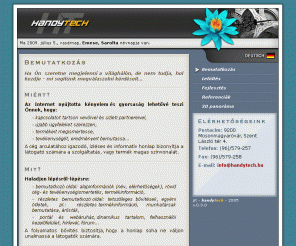 handytech.hu: HandyTech - Online megoldások - Üdvözöljük honlapunkon!
