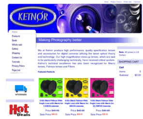 ketnorusa.com: Ketnor: Making Photography better
Your one stop for good quality low price camera lenses