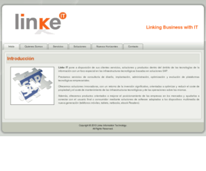 linkeit.com: Inicio
SAP, Consulting, Solution Manager, TDMS, Adaptive Computing, Netweaver