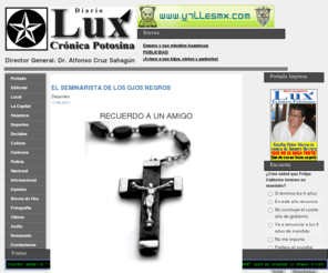 luxcronicapotosina.com: = Luxcronicapotosina.com = - Portada
Lux Cronica Potosina - Diario de Ciudad Valles