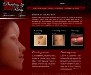 piercinglecce.it: Piercing a Lecce-Studio piercing autorizzato a lecce-piercer a Lecce
Studio Piercing - Piercing Lecce -Studio piercing lecce-Lo studio dove si effettuano piercing in regola-Piercer a Lecce-pierceng lecce-piercing in provincia di Lecce